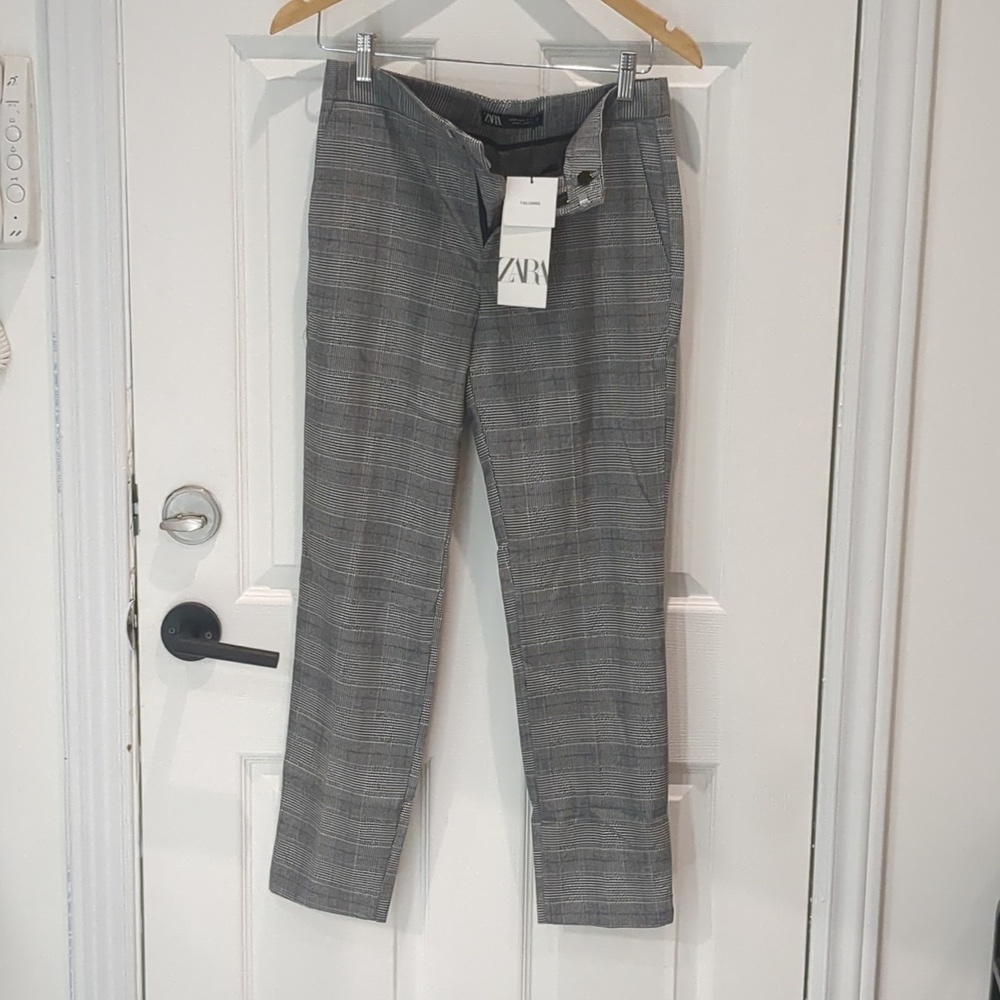 Zara plaid trousers